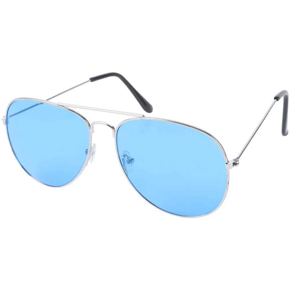 Fashionable and Dazzling Color Retro Round Sunglasses UV Protective Outdoor Driving Glasses for Men and Women Glasses W241228