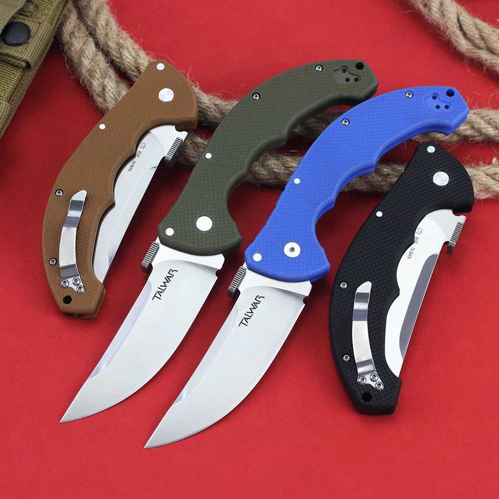 New Cold TALWAR Knives CTS XHP Steel G10 Folding Knife EDC Multipurpose Outdoor Tactical Survival Hunting Pocket Knife for MenXJ241228