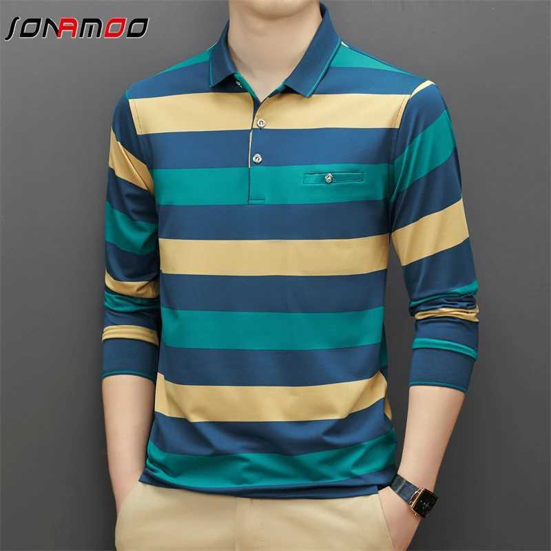 Spring and Autumn Long Sleeve shirt Shirt Fashion Stripe Mens shirt Neck Top Pure Cotton Daily Long Sleeve shirt Shirt X241228