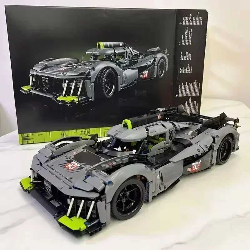 Supercar Blocks 1775pcs 9X8 24H Super Racing Car Leo Mans Building Toys Hybrid Hypercar Model Kids Adult Gifts Compatible with 42156 X241228