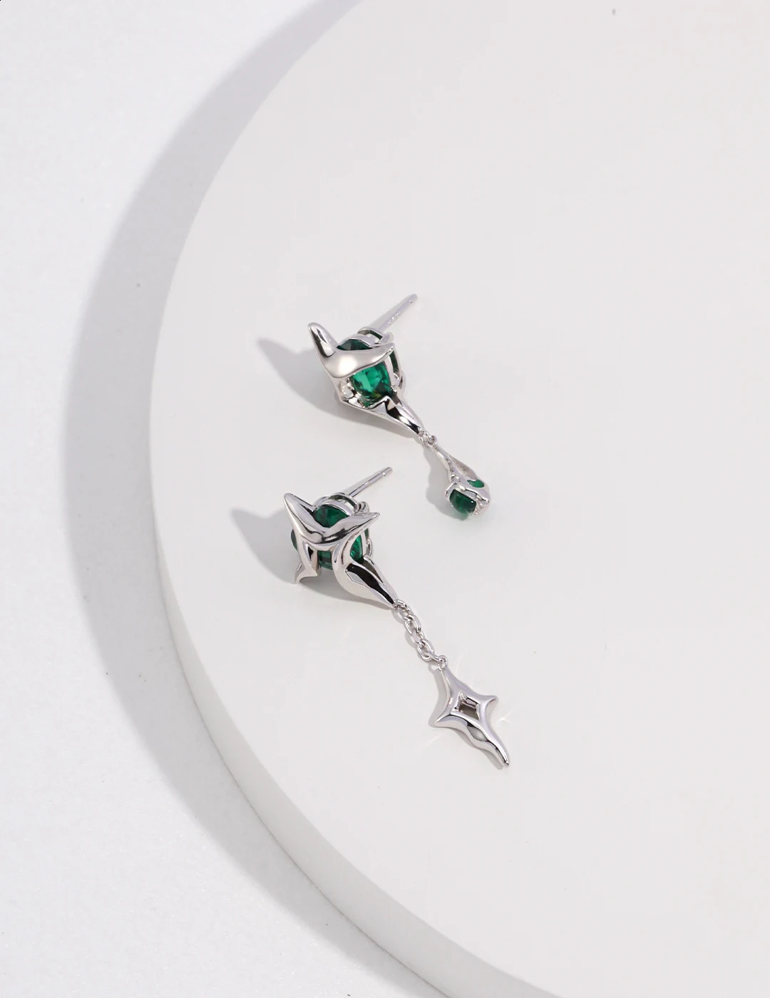 S925 earrings Sweet Cool Style Liquid Love Zirconia Asymmetric Fashion Personalised Irregular Premium ins Womens Earrings gift 241226