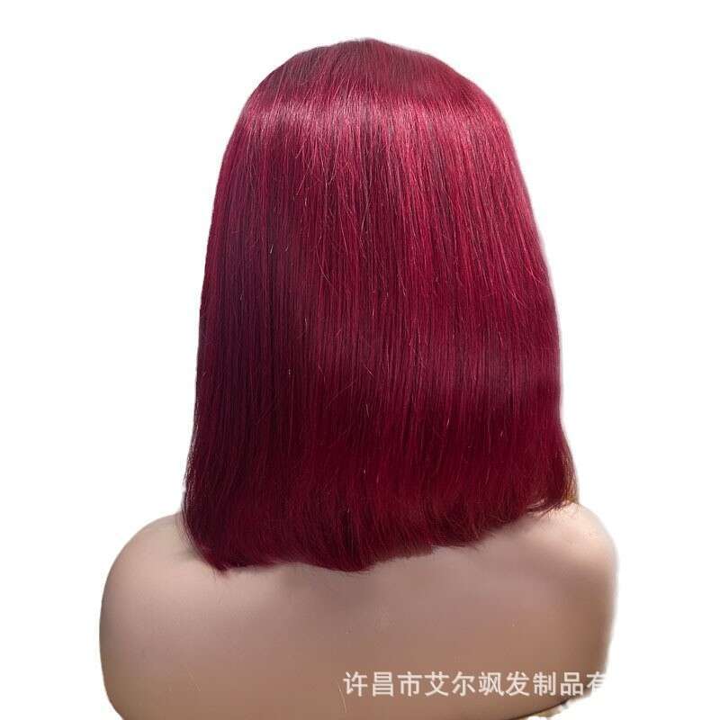 13X4bob Headband Human Wigs Hair Front Lace Real Person Xuchang Wig Kq1 Kq1