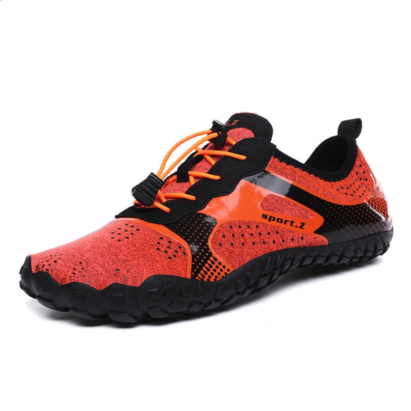 Breathable Men Women Outdoor Water Shoes Lightweight Refreshing Aqua Boots Anti-Slippery Wear-Resistant Sports Hiking Sneakers 241228