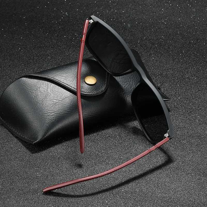 New Polarized Sunglasses for Men TR90 Fashion Luxury Designer Sunnies for Women Colorful Film Anti UV Outdoor Sun Eyeglasses W241228