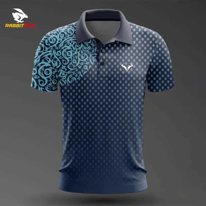 Sports mens shirt shirt mens printed sports table tennis badminton shirt fashionable womens standing loose sports shirt X241228