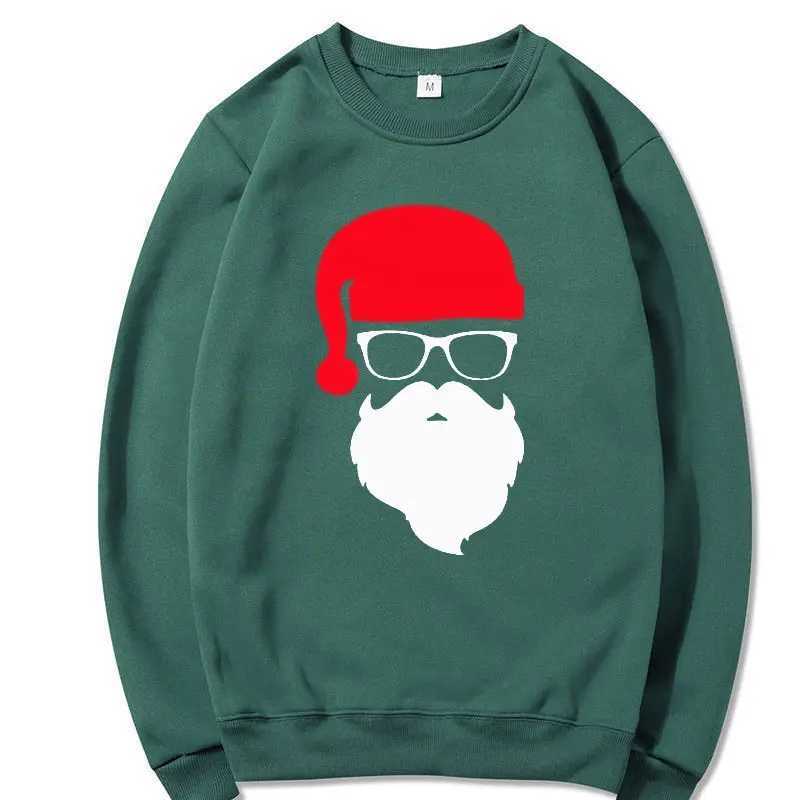 Men/Womens Hoodies Father Christmas Festive Custom Funny Pullovers Round neck Hoody Autumn Hoodies Harajuku Street Sweatshirts X241228