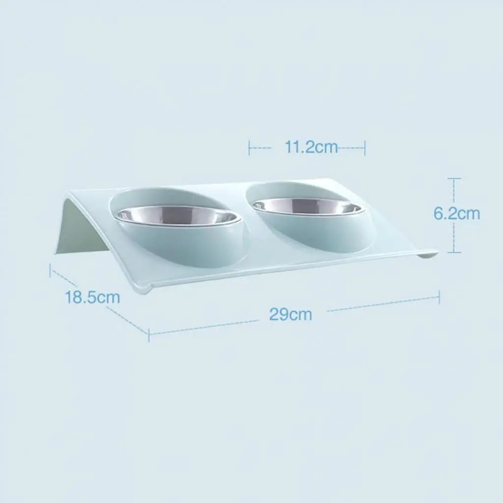 162184 The bowl has a non-slip bottom and strong friction at bottom, so the cat can eat without shaking