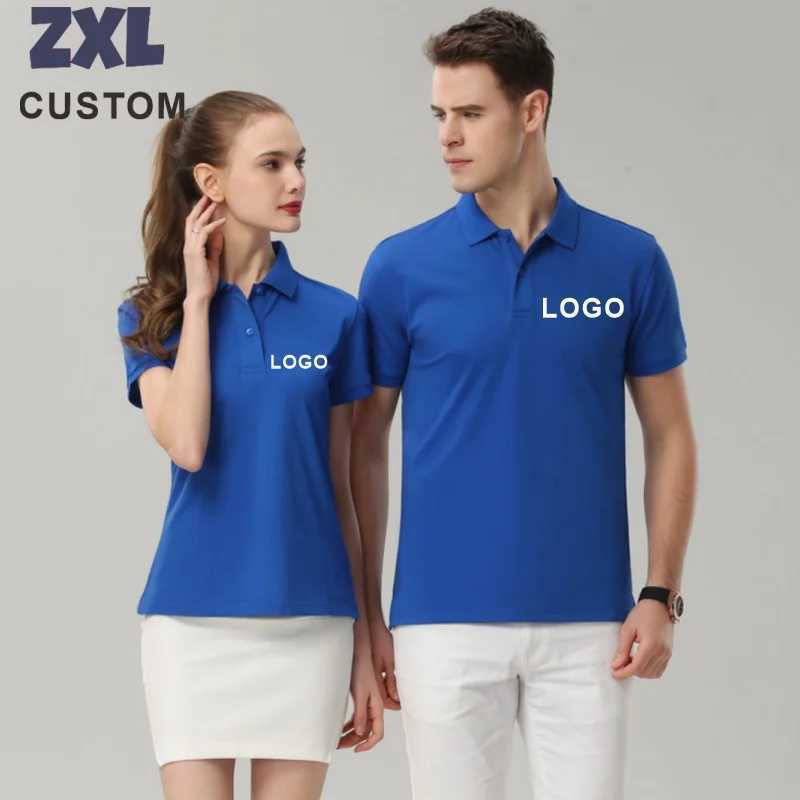 Customized Breathable shirt Shirt Casual Company Group Clothing Lapel Short Sleeve shirt Shirts Work Clothes Print Embroidery X241228