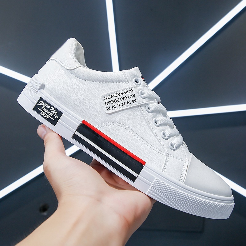Canvas Autumn Leather Fashion new High-Top for Men Non-Slip Male Sneakers Flat Tenis Shoes Zapatillas Hombre