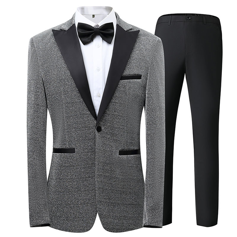 S1227Slim Korean wedding dress business casual handsome men's suit