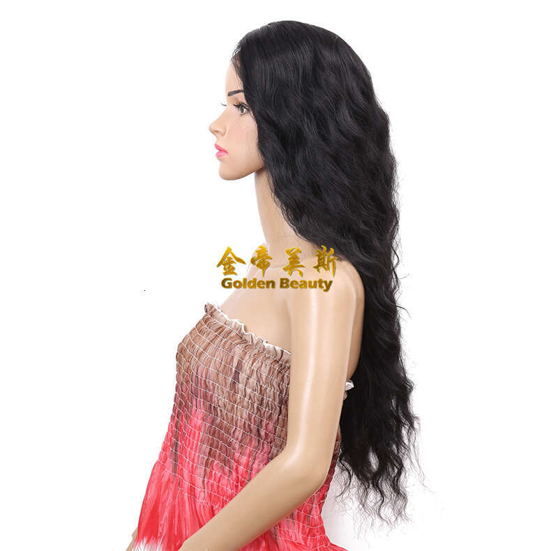 Wig Synthetic Women's Big Wave High-Temperature Silk Headband Lace Front Wig Kq2 Kq2