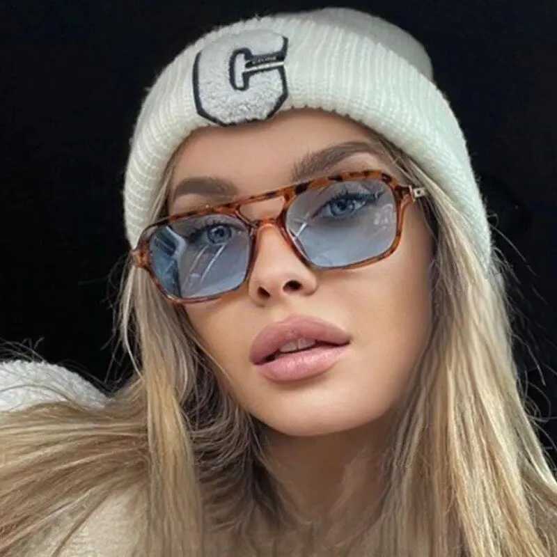 Vintage Square Sunglasses Women Luxury Fashion Brand Sun Glasses Female Mirror Retro Small Frame Oculos De Sol FemininoXJ250306