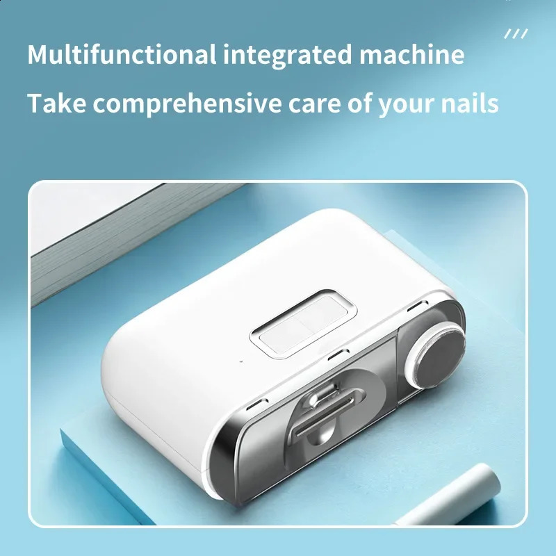 Intelligent Automatic Electric Nail Clipper Multifunction Nail Grinder Nail Polishing USB Charging 250103