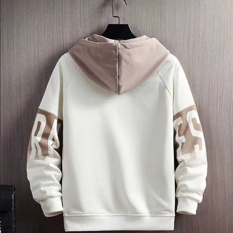 Spring Autumn Mens Hoodies Kpop Fashion Harajuku Letter Print Hoodies Sweatshirts Men Streetwear Trend Men Clothing Hoodies Men X241228