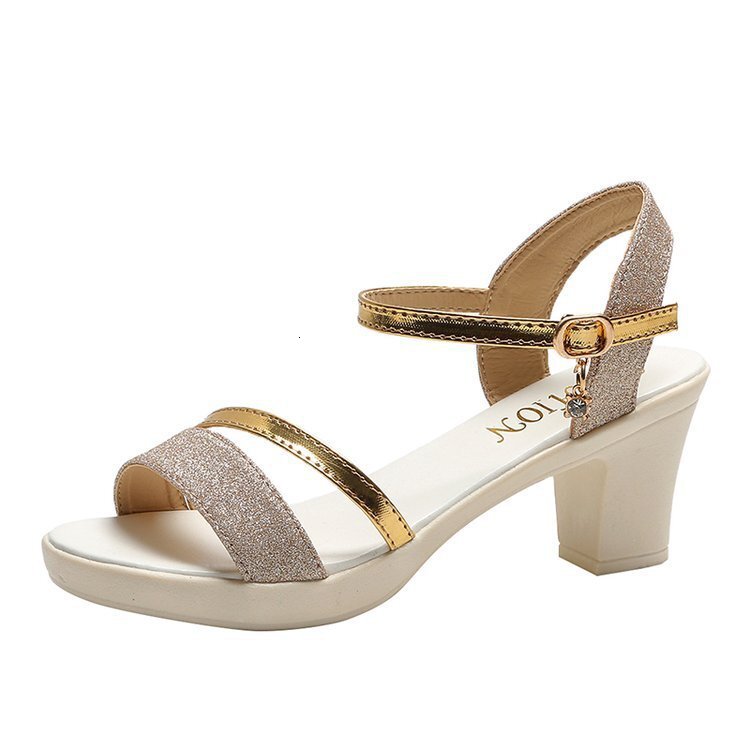 New Ddmywed Summer Coarse Women S Fairy Style Heels One Button Strap High Heel Sandals Chinese Brand Shoes F Ddmysaturn