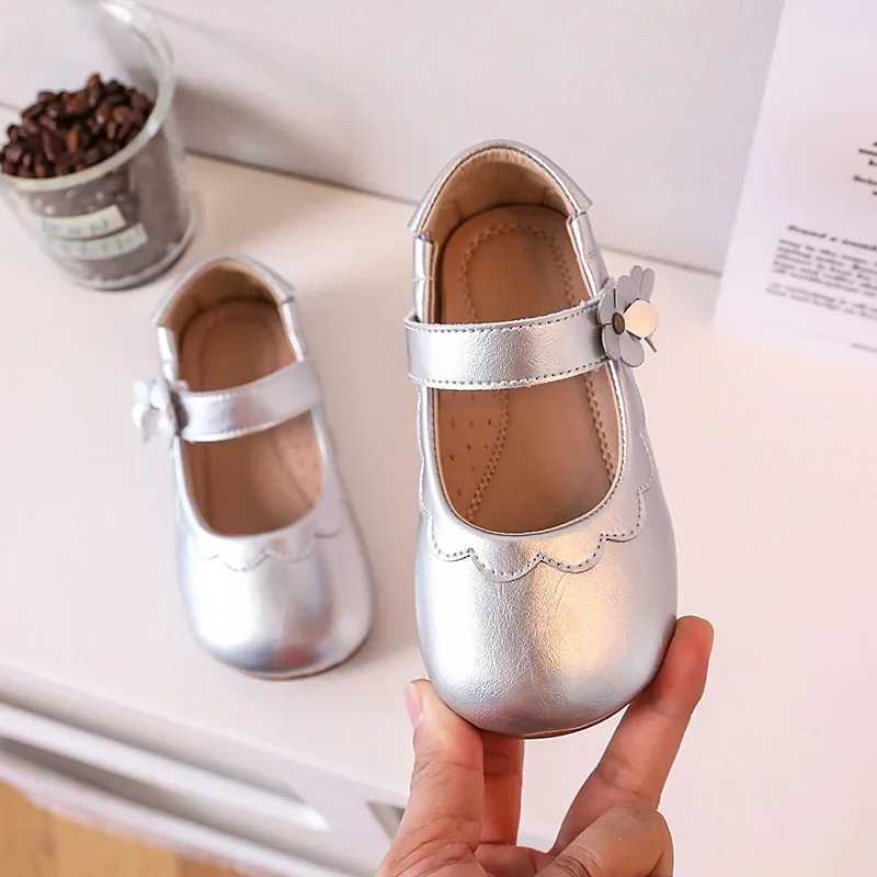 Spring Baby Girls Flats Shoes Exquisite Embroider Fashion Lace Mary Jane Childrens Evening Shoes Autumn Childrens Casual Shoes W241228