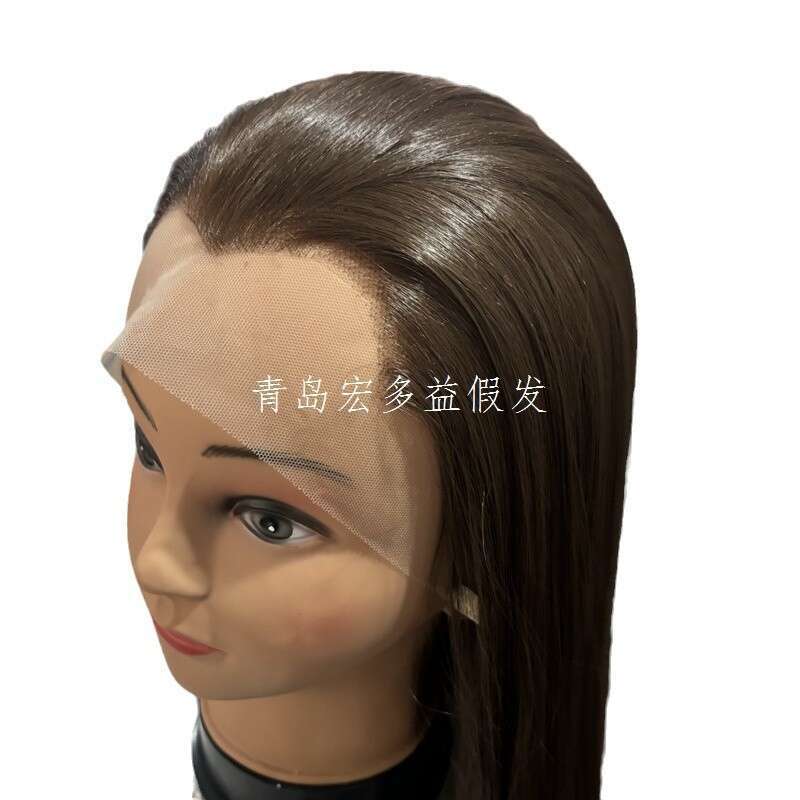 Brown Historical Lace Synthetic Wig, Long Straight Hair, Beautiful Three Pointed, Half Hooked, Head Cover, Full Wig Kq2 Kq2