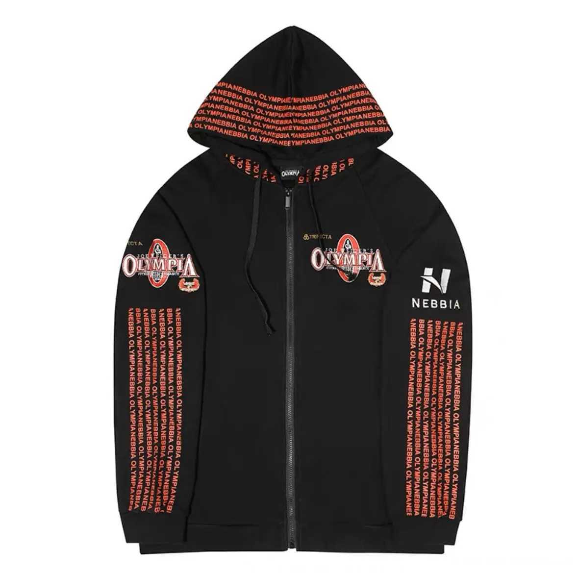 2024 Latest 60th Anniversary Olympia Embroidered Hoodie Sweater Fitness Bodybuilding Athlete X241228