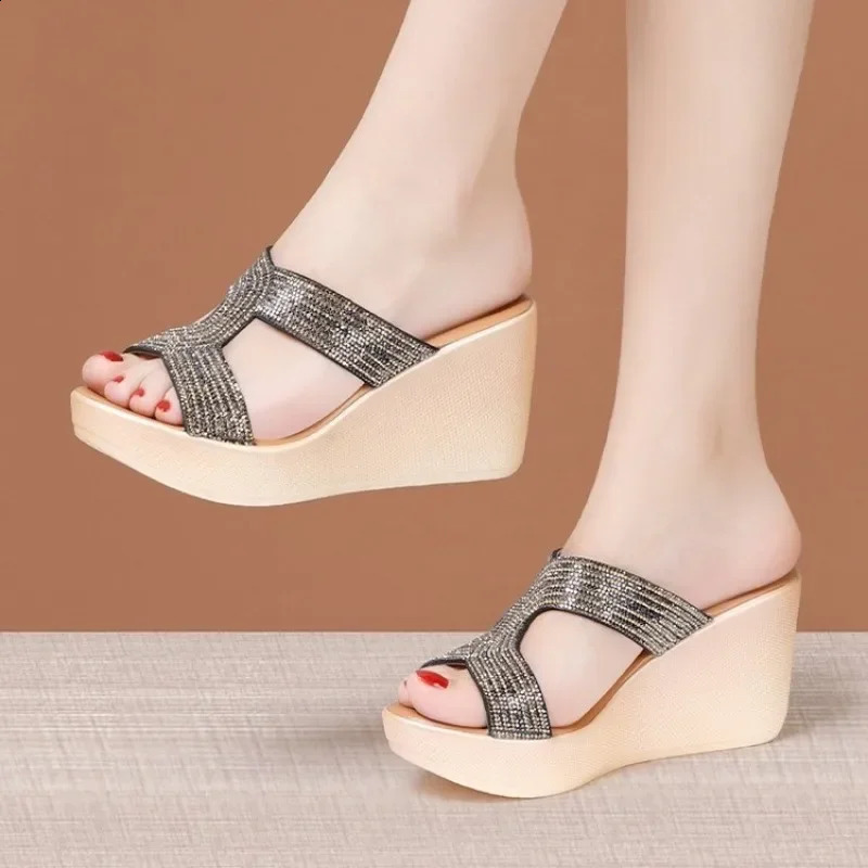 Women Sandals Summer Shoes Women Platform Shoes Slides Ladies Wedges Sandals High Heels Open Toe Sandals Zapatos De Mujer 241228