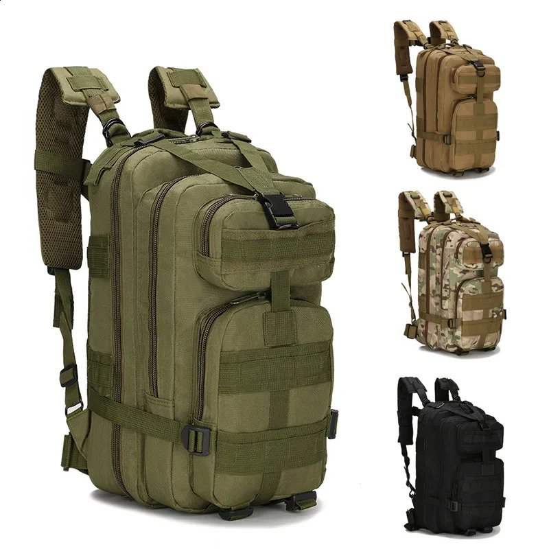 Outdoor 3P Tactical Backpack 30L First Aid Bag Sport Trekking Hiking Camping Hunting Knapsack Climbing Riding Training Rucksack 241223