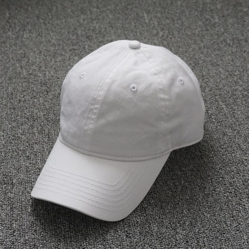 Solid Color Baseball Hats Big Head Man Soft Cotton Plus Size Sport Cap Lady Large Size Sun Caps 241227