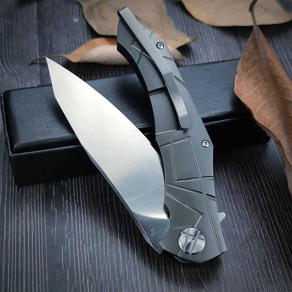 High Quality Hunting Folding Knife Tactical Knife D2 Blades 420Steel +G10 Hand Outdoor EDC Cutting Knife Cam Survival ToolXJ241228