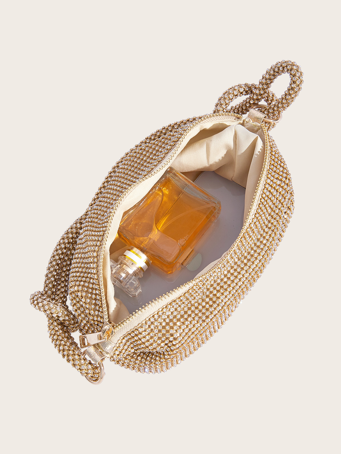 Women Fold Glitter Shiny Wedding Party Evening Dress Elegant Lady Handbag Bridal Clutch Bag