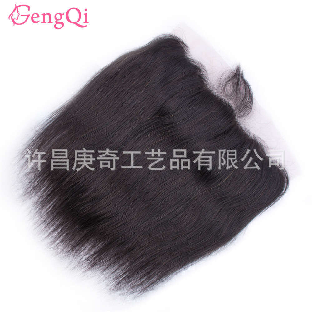 Natural Color Real 13 * 4 Straight Lace Hand Woven Front Hair Block Kq2 Kq2