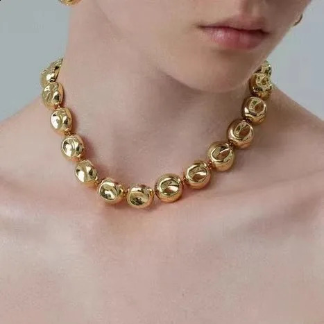 Europe and the United States concave hemisphere necklace minimalist style clavicle chain small bracelet female earrings 241226