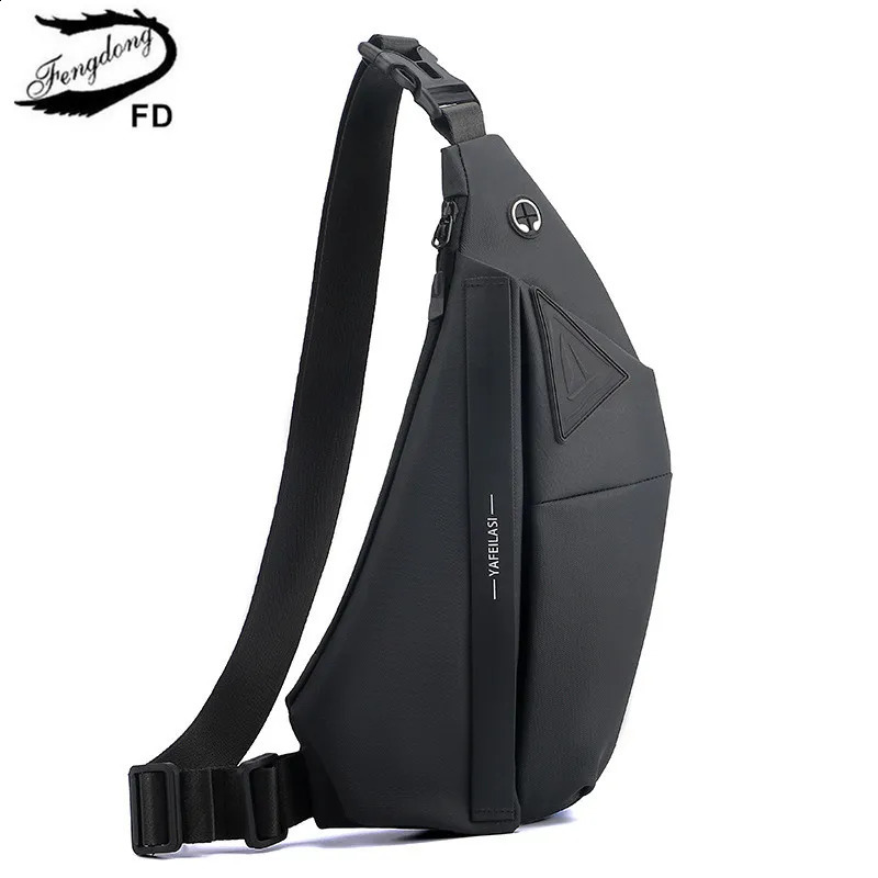 anti-theft chest bag crossbody bag for men Messenger bag sling shoulder bag mobile phone waterproof bagpack travel sports bag 241228