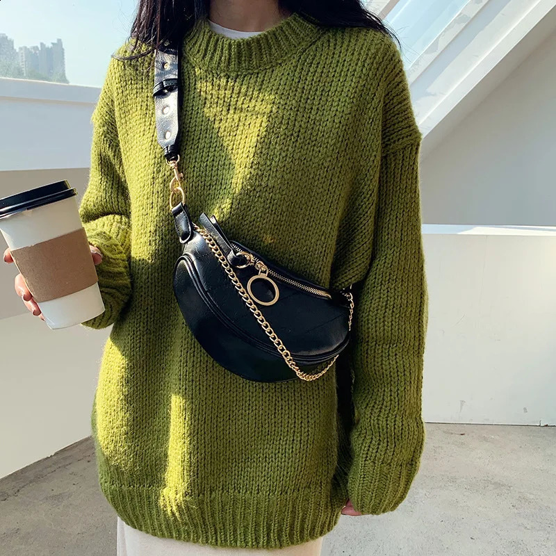 Internet celebrities daily waist bags ins chest oneshoulder crossbody fashion casual chain 241227