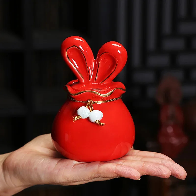 Ceramics Cremation Pet Urn for Ashes Mini Pet Memorial Urn for Cat Ashes Animal Funeral Urn Human Rabbits Pet Products 241225