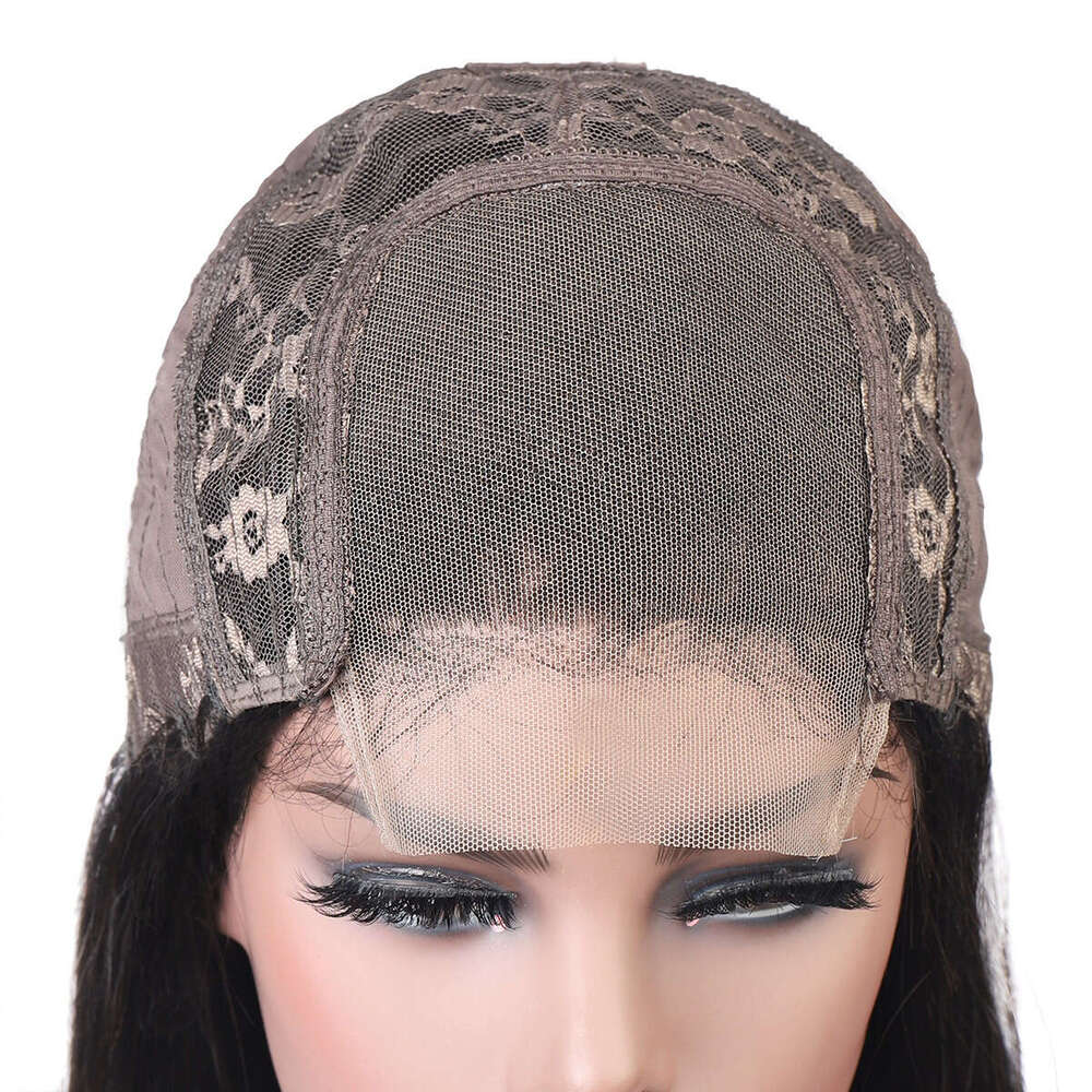 Wig Full 4X4 Body Human Wig Natural Color Real Hair Lace Headband Kq1 Kq1