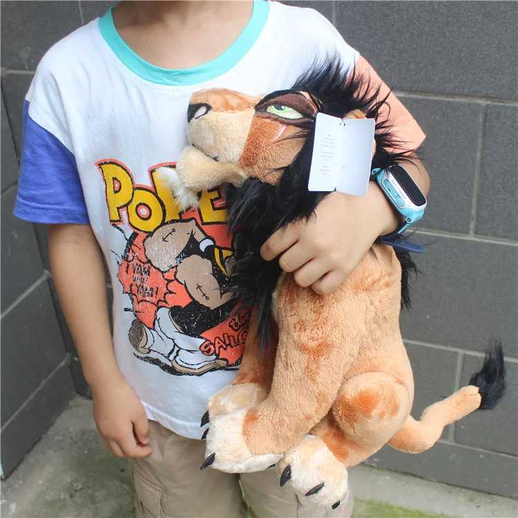 Cartooon The Lion King Scar High Quality Soft Stuffed Animal Doll Plush Toys Birthday Present For Child 36cm X241227