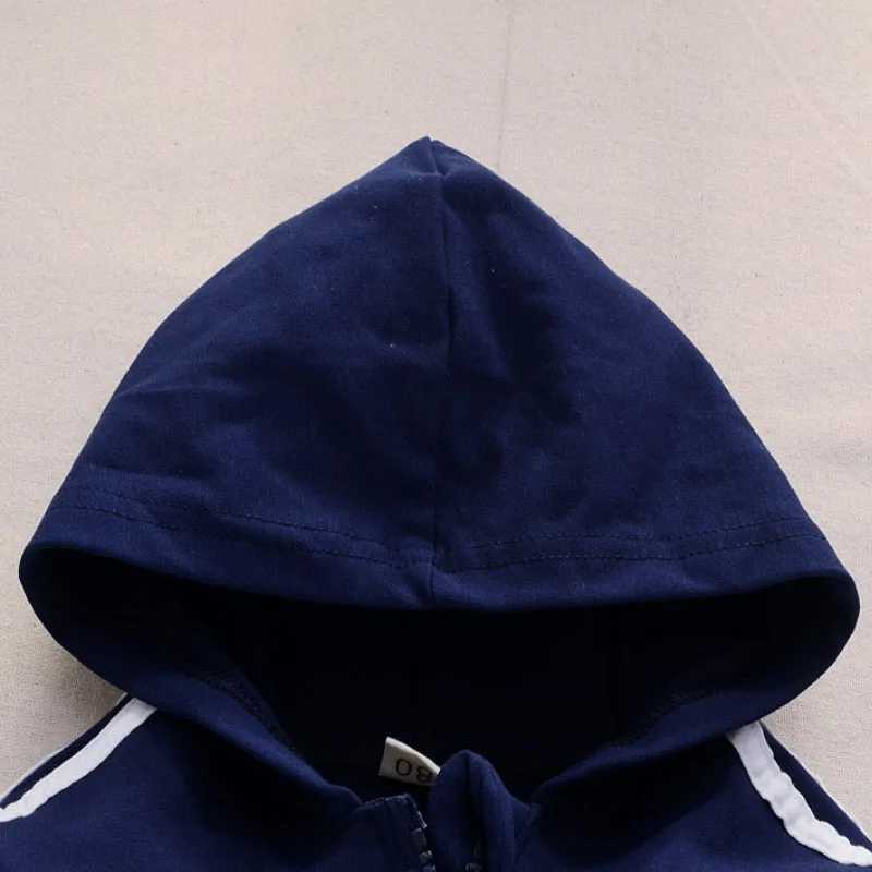 Clothing for boys sports suit spring and autumn hooded top+pants 0-5-year-old baby 2023 Korean version fashionable childrens clothing X241228