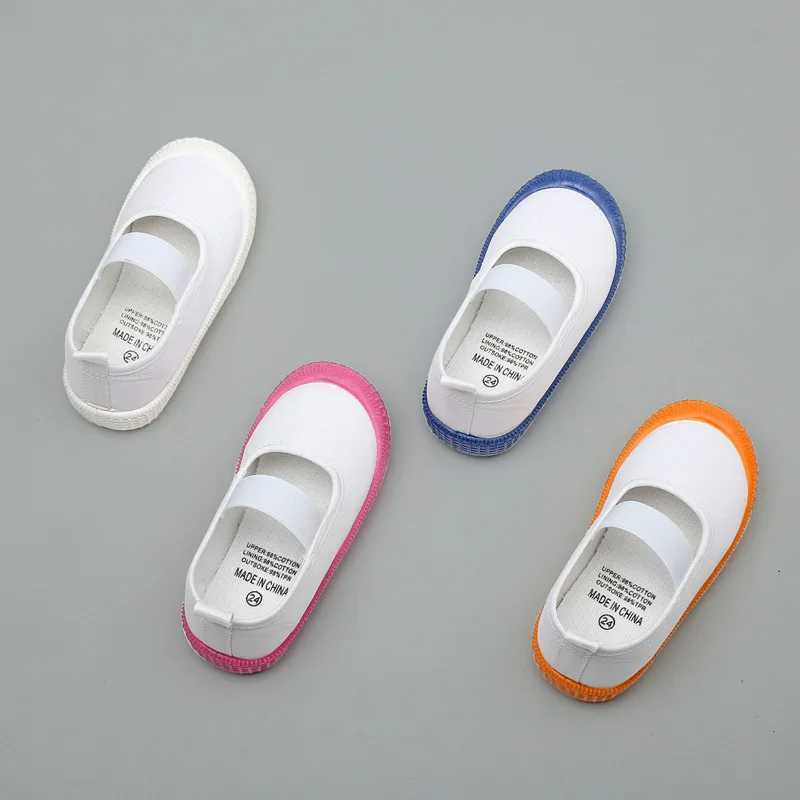 Kid Canvas Shoes Summer New Little Children Board Shoes Boys Girls Sport Casual Shoes Fashion Breathable Flats Non-slip Sneakers W241228