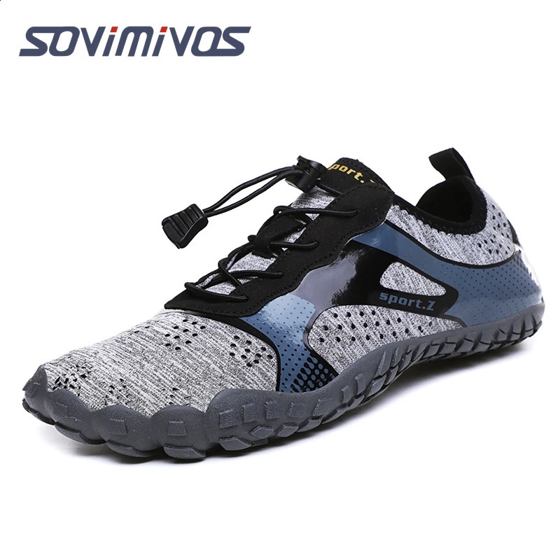 Unisex Water Sports Shoes Orange Quick dry Swimming Shoes Outdoor Beach Play Shoes Barefoot Upstream Diving Shoes Men 241228