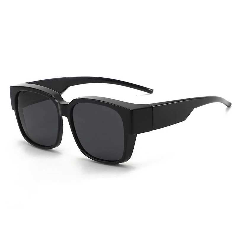 Men Women Polarized Sunglasses Wear Over Myopia Prescription Glasses Vintage Outdoor Travel Night Vision Driving Goggles W250315