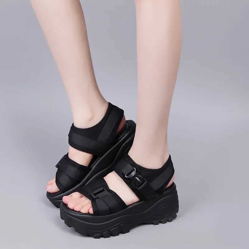 new designer sandals high quality summer platform for women with raised wedges M241227