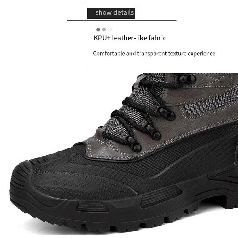 Training Boots Outdoor Climbing Hiking Shoes Mens Work Safety Desert Shoes Army Tactical Boots Men Military Combat 241228