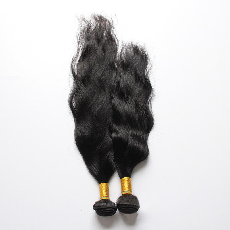 Brazilian Malaysian Indian 100% Human Hair Natural Wave 3 Bunldes Hair Wefts Natural Color 10-30inch