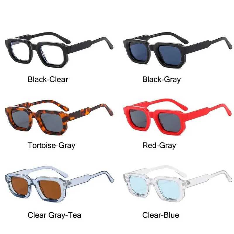 Fashion Retro Small Square Frame Sunglasses Women Shades UV400 Protection Vintage Punk Men Outdoor Sports Y2K Sun Glasses W241228
