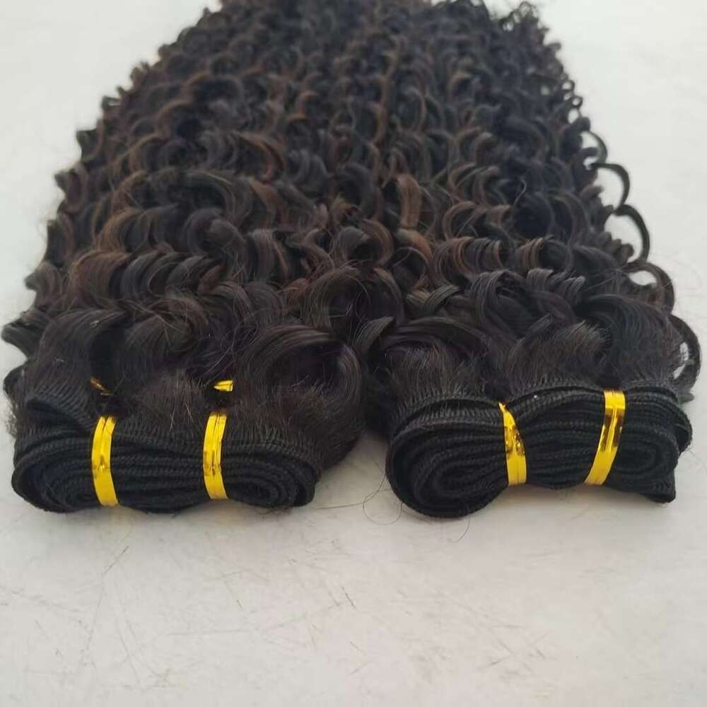 100% Curtain Natural Color Real Hair Bundles Wig Deep Kq2 Kq2