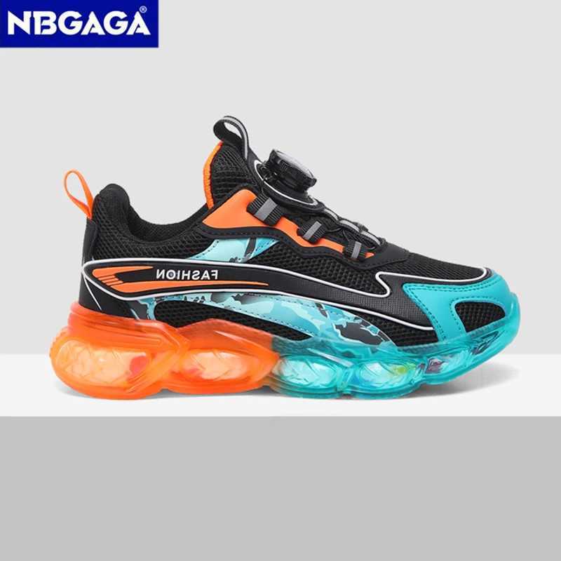 Kids Trendy Sports Shoe Children Non-slip Lightweight Sneaker Outdoor Basketball Breathable Boys Casual Walking Shoe W241228