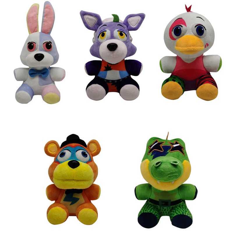 40 Style 18-20cm FNAF Plush Toys Five Night At Freddy Bear Bonnie Chica Baby Ballora Foxy Plush Stuffed Toys Doll Gifts X241227