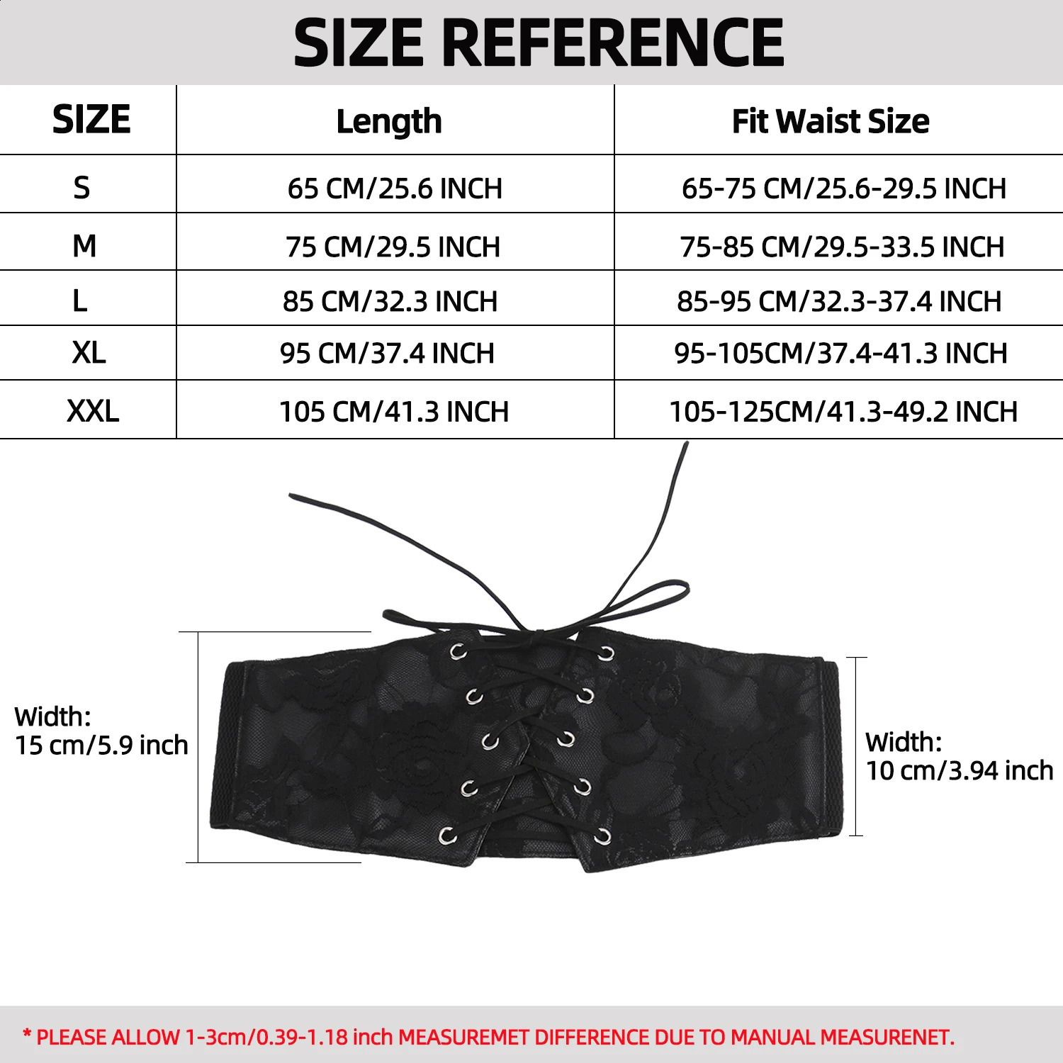 Womens Black Lace Elastic Girdle sealing Cummerbund For slimming Sexy Ladies outer wear Waist binding rope Decorative Belts 241227