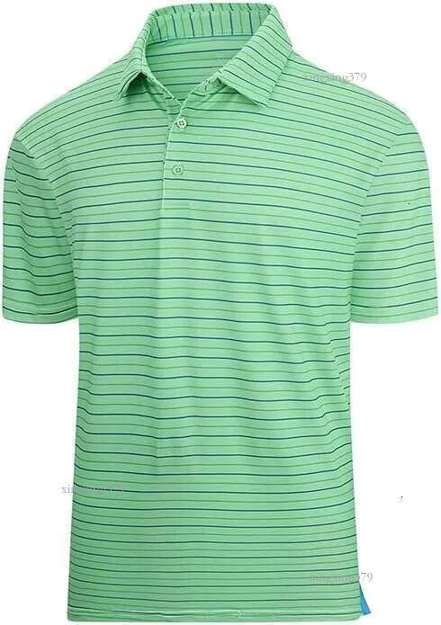 Mens Polo shirt Golf for Men Striped Dry Fit Performance Active Moisture Wicking Polos shirts tshirt Casual tops summer clothes Short sleeve