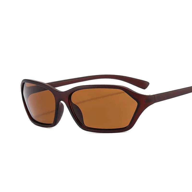 Europe and the United States new Millennium Spice Girls wind Y2K sunglasses simple irregular anti-ultraviolet sunglasses femaleXJ241228