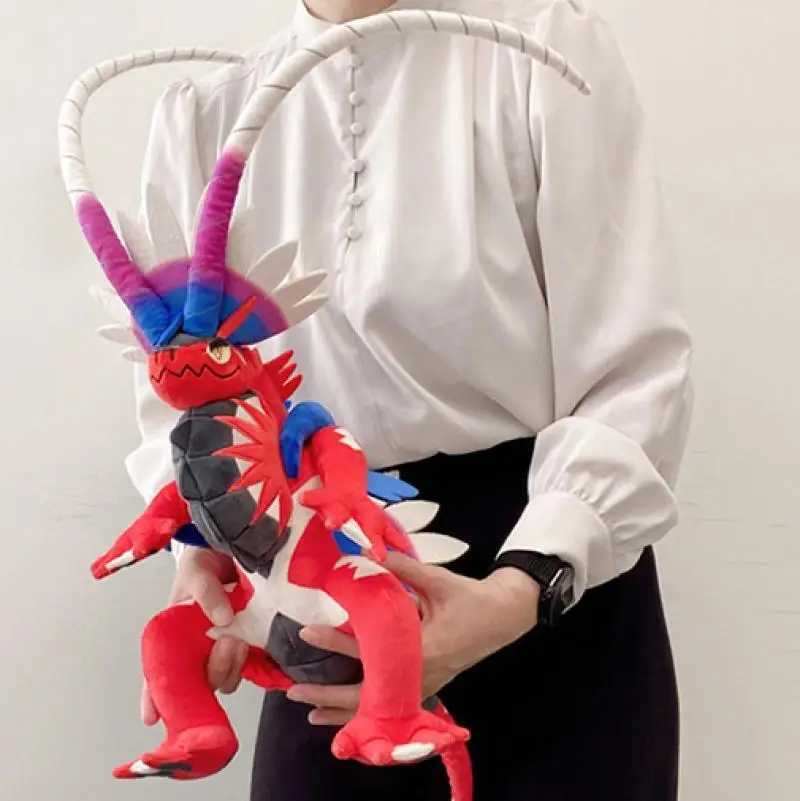 Plush Toy Koraidon Miraidon Soft Stuffed Doll Anime Model Doll Pocket Monsters Kawaii Toys Kid Gift X241227