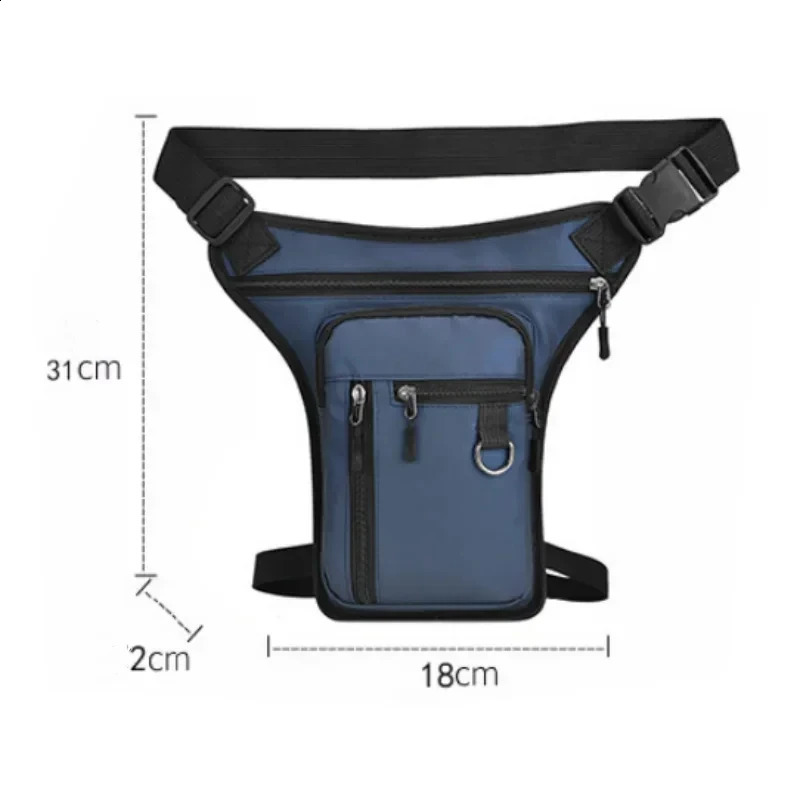 Waterproof Motorcycle Drop Leg Waist Bag Mobile Phone Purse Leg Side Bag Motorbike Fanny Pack Bags Riding Shoulder Crossbody Bag 241228